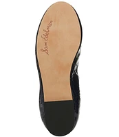 Sam Edelman Felicia Patent Leather Bow Detail Ballet Flats