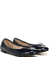 Sam Edelman Felicia Patent Leather Bow Detail Ballet Flats