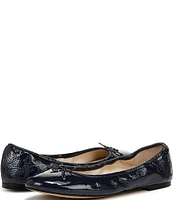 Sam Edelman Felicia Patent Leather Bow Detail Ballet Flats