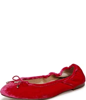 Sam Edelman Felicia Velvet Bow Detail Ballet Flats