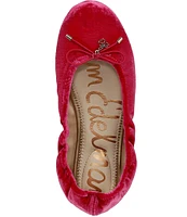 Sam Edelman Felicia Velvet Bow Detail Ballet Flats