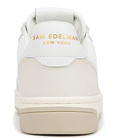 Sam Edelman Harper Leather Low-Top Retro Skater Sneakers