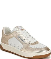 Sam Edelman Harper Leather Low-Top Retro Skater Sneakers