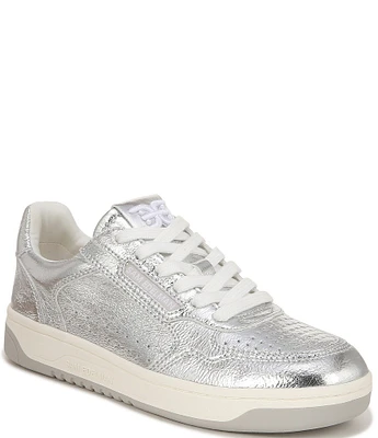 Sam Edelman Harper Leather Low-Top Retro Skater Sneakers