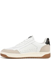 Sam Edelman Harper Leather and Suede Low-Top Retro Skater Sneakers