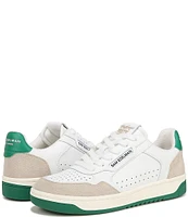 Sam Edelman Harper Leather and Suede Low-Top Retro Skater Sneakers