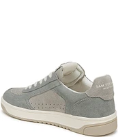 Sam Edelman Harper Suede Low-Top Retro Skater Sneakers