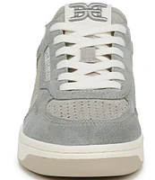 Sam Edelman Harper Suede Low-Top Retro Skater Sneakers