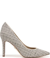 Sam Edelman Hazel Boucle Fabric Pointed Toe Pumps