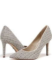 Sam Edelman Hazel Boucle Fabric Pointed Toe Pumps