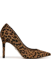 Sam Edelman Hazel Leopard Print Calf Hair Pumps