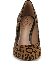 Sam Edelman Hazel Leopard Print Calf Hair Pumps