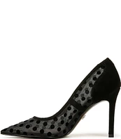 Sam Edelman Hazel Polka Dot Mesh Pumps