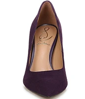 Sam Edelman Hazel Suede Pointed Toe Pumps