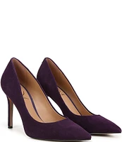 Sam Edelman Hazel Suede Pointed Toe Pumps