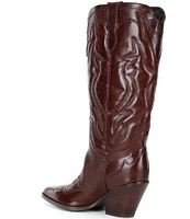 Sam Edelman James Leather Tall Western Boots