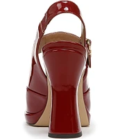 Sam Edelman Jildie Patent Mary Jane Square Toe Dress Pumps