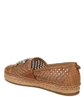 Sam Edelman Khiara Raffia Logo Detail Inspired Espadrille Flats