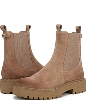 Sam Edelman Laguna Waterproof Suede Chelsea Platform Booties