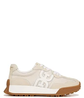 Sam Edelman Langley Suede and Nylon Lace-Up Retro Sneakers