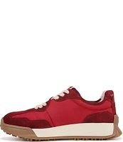 Sam Edelman Langley Suede and Nylon Lace-Up Retro Sneakers