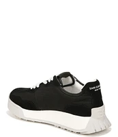 Sam Edelman Langley Suede and Nylon Lace-Up Retro Sneakers