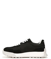 Sam Edelman Langley Suede and Nylon Lace-Up Retro Sneakers