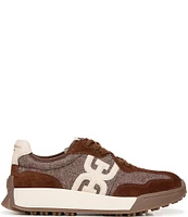 Sam Edelman Langley Tweed and Suede Platform Retro Sneakers