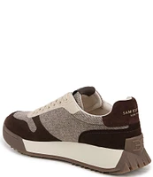 Sam Edelman Layla Tweed and Suede Retro Sneakers