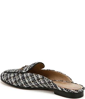 Sam Edelman Linnie Boucle Fabric Bit Buckle Flat Mules