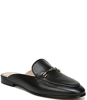 Sam Edelman Linnie Leather Career Flat Slip-On Loafer Mules