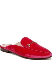 Sam Edelman Linnie Velvet Bit Buckle Detail Loafer Mules