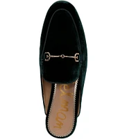 Sam Edelman Linnie Velvet Bit Buckle Detail Loafer Mules