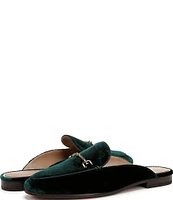 Sam Edelman Linnie Velvet Bit Buckle Detail Loafer Mules