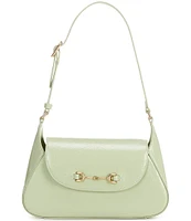 Sam Edelman Loraine Flap Crinkle Patent Shoulder Bag