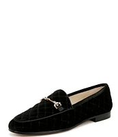 Sam Edelman Loraine Regal Velvet Crystal Bit Buckle Flat Loafers