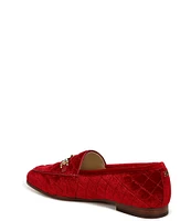 Sam Edelman Loraine Regal Velvet Crystal Bit Buckle Flat Loafers