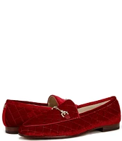 Sam Edelman Loraine Regal Velvet Crystal Bit Buckle Flat Loafers