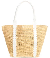 Sam Edelman Marley Raffia Collapsible Tote Bag