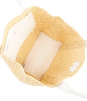 Sam Edelman Marley Raffia Collapsible Tote Bag