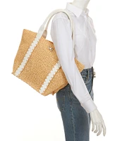 Sam Edelman Marley Raffia Collapsible Tote Bag