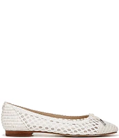 Sam Edelman May Basket Weave Bow Detail Ballet Flats