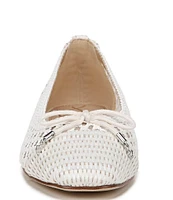 Sam Edelman May Basket Weave Bow Detail Ballet Flats