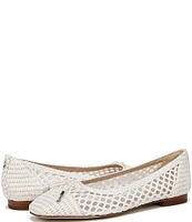 Sam Edelman May Basket Weave Bow Detail Ballet Flats