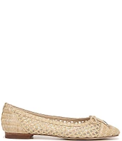 Sam Edelman May Basket Weave Bow Detail Ballet Flats