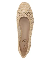 Sam Edelman May Basket Weave Bow Detail Ballet Flats