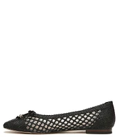 Sam Edelman May Basket Weave Bow Detail Ballet Flats