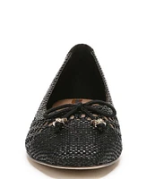 Sam Edelman May Basket Weave Bow Detail Ballet Flats