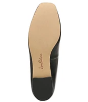 Sam Edelman Meadow Leather Bow Detail Ballet Flats