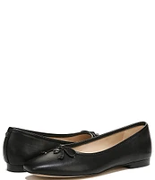 Sam Edelman Meadow Leather Bow Detail Ballet Flats